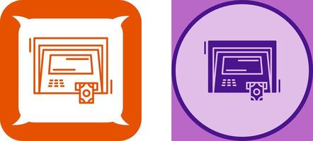 ATM Icon Design vector