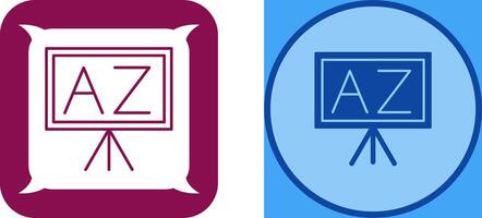 From A To Z Icon Design vector