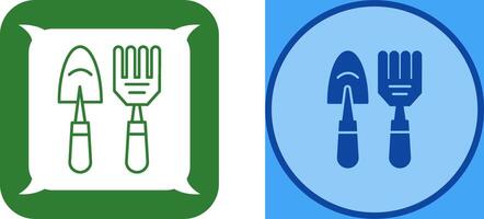 Gardening Tools Icon Design vector