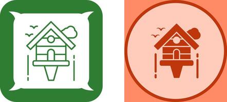 Birdhouse Icon Design vector