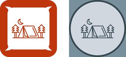 Tent Icon Design vector