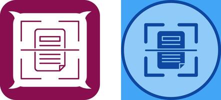 Scan Icon Design vector