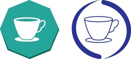 Tea Cup Icon Design vector