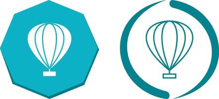 Hot Air Balloon Icon Design vector