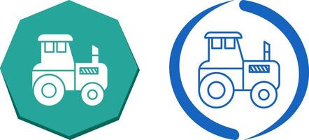 Tractor Icon Design vector