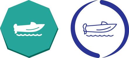 Speed Boat Icon Design vector