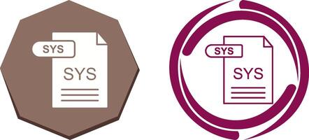 SYS Icon Design vector