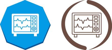 Heart Rate Monitor Icon Design vector