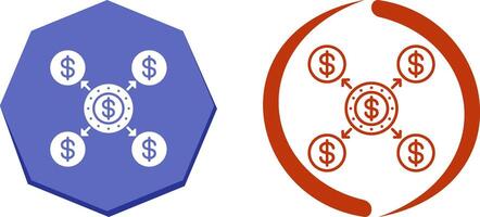 Distribution Icon Design vector