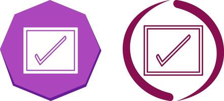 Checkbox Icon Design vector