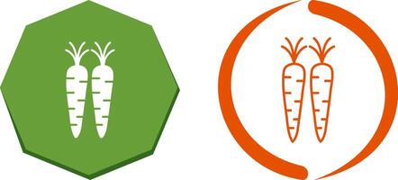 Carrots Icon Design vector