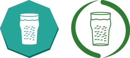 medio litro de cerveza icono diseño vector