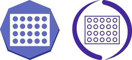 Colored Palette Icon Design vector