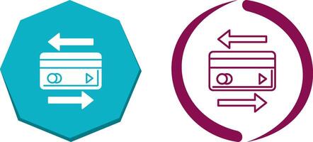 Transaction Icon Design vector