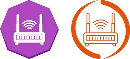 Wifi Router Icon Design vector