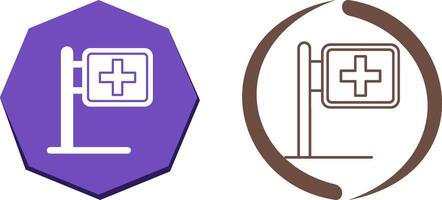 Signboard Icon Design vector