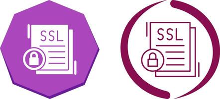 SSL Icon Design vector