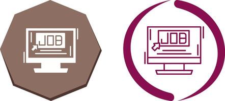 Job Icon Design vector