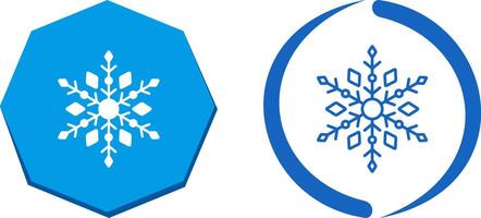 diseño de icono de copo de nieve vector