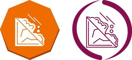 Avalanche Icon Design vector