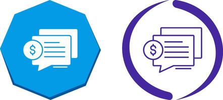 Dialog Icon Design vector