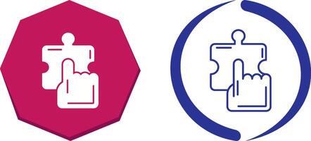 Quick Selection Icon Design vector