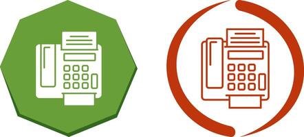 fax Machine Icon Design vector
