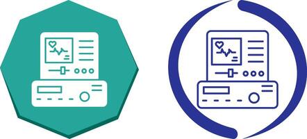 Electrocardiogram Icon Design vector