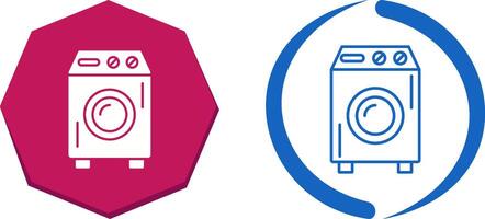 Washing Machine Icon Design vector