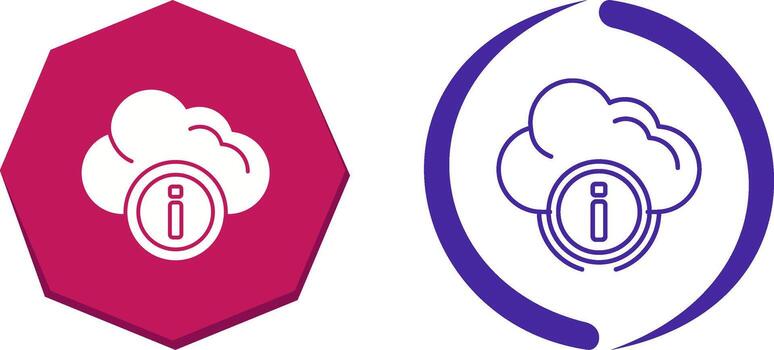 Cloud Computing Icon Design vector