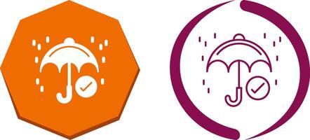 Keep Dry Icon Design vector