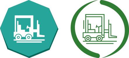Forklift Icon Design vector