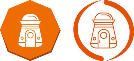 Space Capsule Icon Design vector