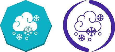 Snowy Icon Design vector