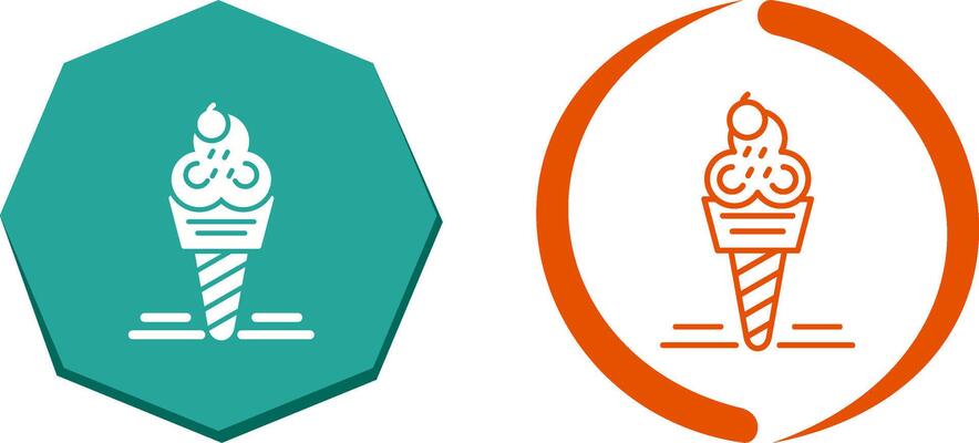 Ice Cream Icon Design