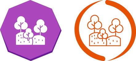 Forest Icon Design vector