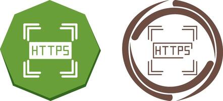 Https Icon Design vector