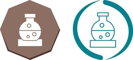 Flask Icon Design vector