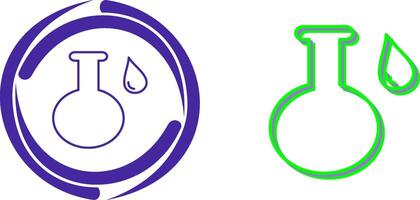 Acidic Liquid Icon Design vector