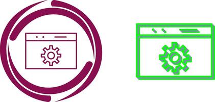 Unique Web Optimization Icon Design vector