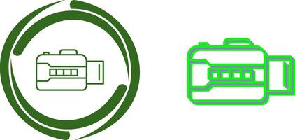 Unique Open Camera Icon Design vector