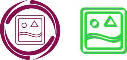 Unique Images Icon Design vector