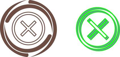 Do Not Cross Icon Design vector
