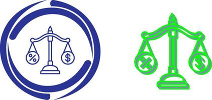 Scale Icon Design vector