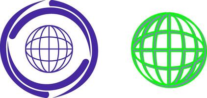 Globe Icon Design vector