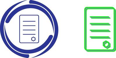 Unique Reports Icon Design vector