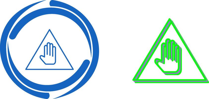 Unique Warning Icon Design