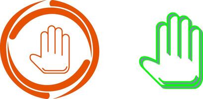 Unique Hand Tool Icon Design vector
