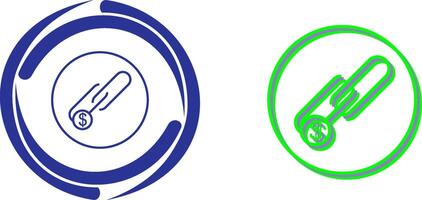 Unique Link Sales Icon Design vector