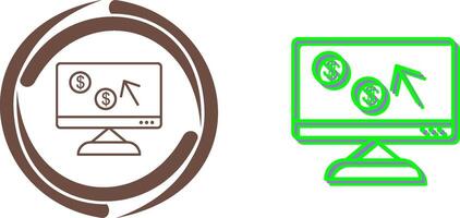 Unique Pay Per Click Icon Design vector
